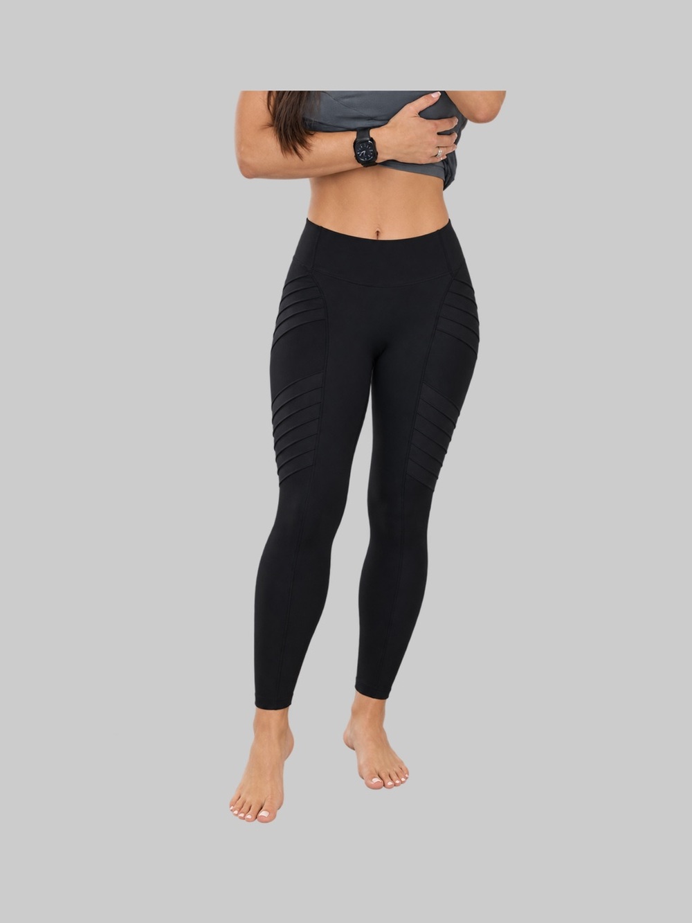 ON Active Go-Dry Black Moto Leggings Women’s M Medium High Rise